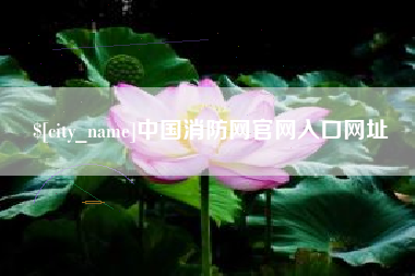 遵化市中国消防网官网入口网址