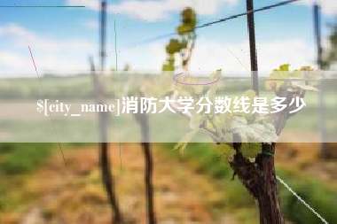 遵化市消防大学分数线是多少