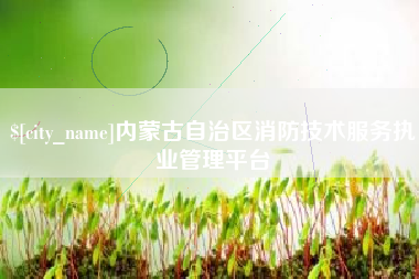 遵化市内蒙古自治区消防技术服务执业管理平台