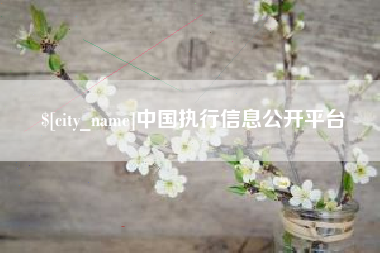 遵化市中国执行信息公开平台