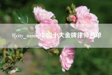 遵化市中国十大金牌律师名单