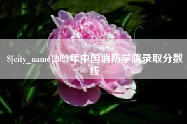 遵化市2021年中国消防学院录取分数线
