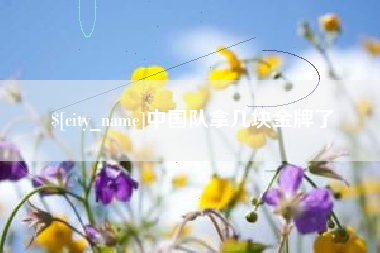遵化市中国队拿几块金牌了