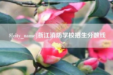 遵化市浙江消防学校招生分数线
