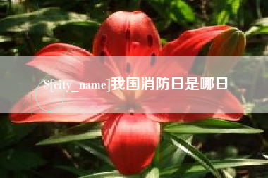 遵化市我国消防日是哪日