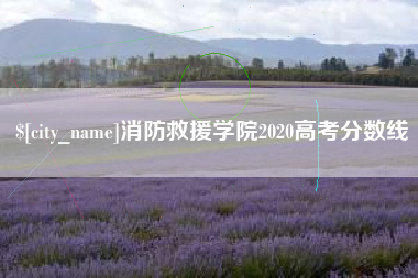 遵化市消防救援学院2020高考分数线