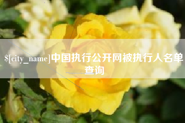 遵化市中国执行公开网被执行人名单查询