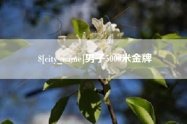 遵化市男子5000米金牌