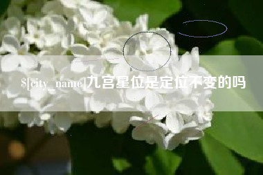 遵化市九宫星位是定位不变的吗