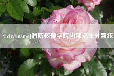 遵化市消防救援学院内部招生分数线