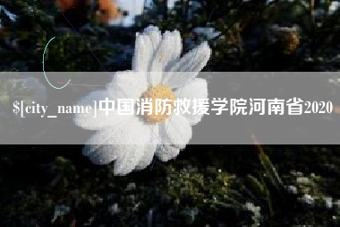 遵化市中国消防救援学院河南省2020